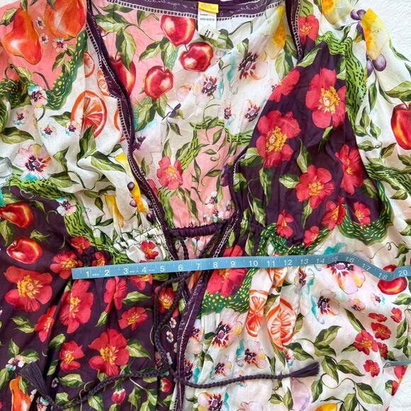 NEW!! Aqua Bendita Sammy caftan in multicolor one size Retail 280$ - Picture 5 of 5